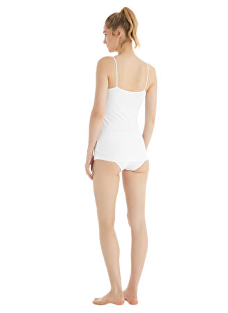 Kadın Askılı Silver Atlet 1628 - Beyaz