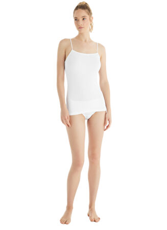 Kadın Askılı Silver Atlet 1628 - Beyaz