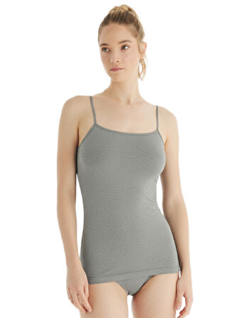 Kadın Askılı Silver Atlet 1628 - Gri Melanj