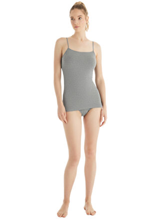 Kadın Askılı Silver Atlet 1628 - Gri Melanj