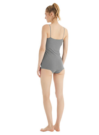 Kadın Askılı Silver Atlet 1628 - Gri Melanj