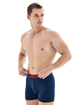 Blackspade Erkek Lacivert Boxer 3'lü Paket Modern Basics 9471