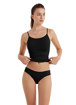 Kadın İz Yapmayan Külot 1655 - Siyah