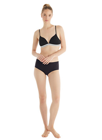 Kadın İz Yapmayan Külot 1651 - Siyah