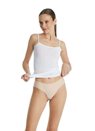 Blackspade Kadın Ten Slip Külot 1657