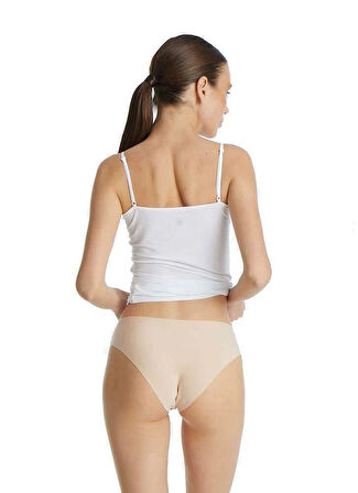 Blackspade Kadın Ten Slip Külot 1657