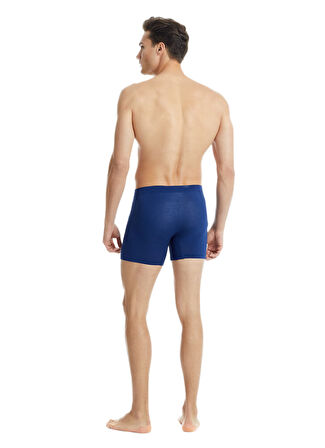 Erkek Modal Elastan Boxer Silver 9313 - Lacivert