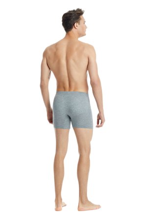 Erkek Modal Elastan Boxer Silver 9313 - Gri Melanj