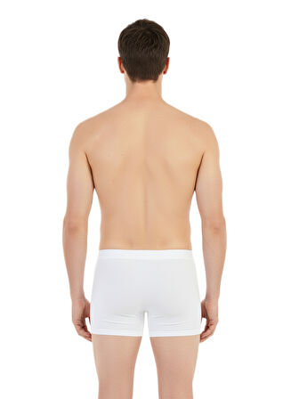 Blackspade Erkek Beyaz 2'li Pamuklu Boxer 9616