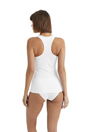 Kadın Atlet 1953 - Beyaz