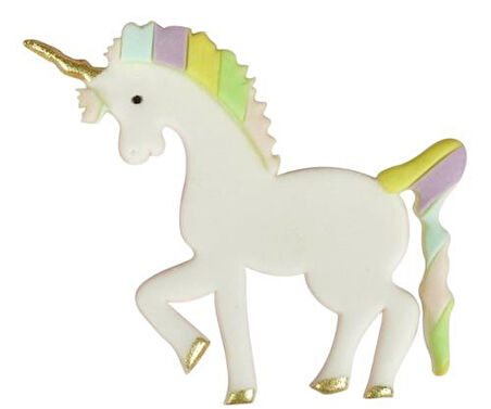 Şeker Hamuru Kalıbı Unicorn Plastik Kesici 