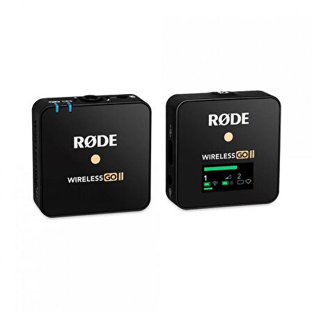 Rode Wireless Go II Single Kablosuz Mikrofon (Siyah)