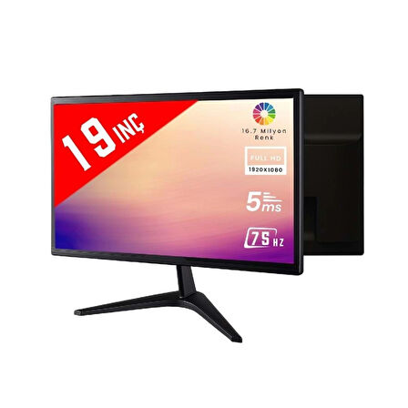 MPIA MP-19 Dahili Hoparlörlü VGA HDMI  19" Led Monitör