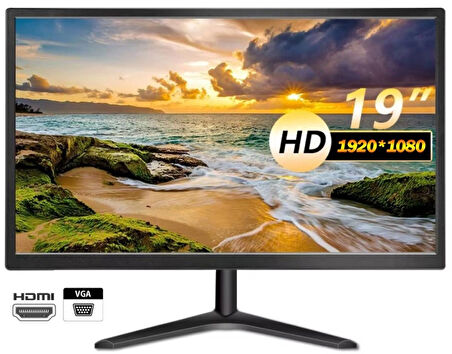 MPIA MP-19 Dahili Hoparlörlü VGA HDMI  19" Led Monitör