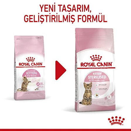 Royal Canin Sterilised Kısırlaştırılmış Yavru Kediler için Kuru Kedi Maması 2kg