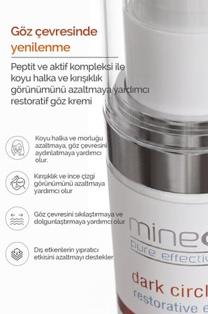 Mineaderm Morluklara Karşı-Yaşlanma Karşıtı Gliserin Tüm Yaşlar Göz Çevresi Krem 20 ml 