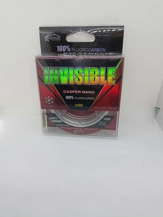 Captain İnvisible Casper Nano 0.45MM %100 Fluoro Carbon Misina-50 Metre