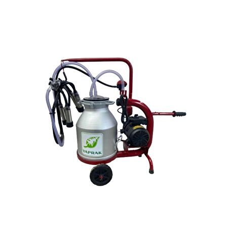 Bartech Yaprak Tekli İnek Süt Sağım Makinası C30 Krom Güğüm Kuru 30lt