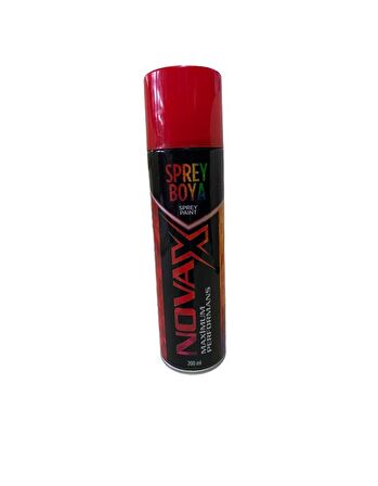 Novax Sprey Boya 200 ml Kırmızı