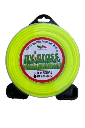 NYLGRASS Yüksek Kaliteli Tırpan Misinası 3.0mm 53 Metre