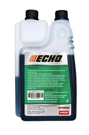 Echo Pro Up 2T İki Zamanlı Motor Yağı 1 Lt