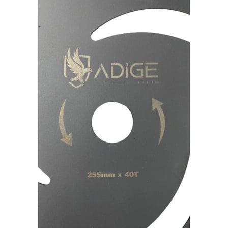 Adige Elmas Uçlu Daire Testere 255mm X 40T (460 Gr) (2 Adet)