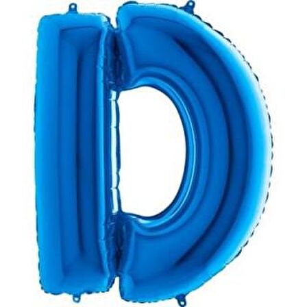 FOLYO BALON D HARF MAVİ 102CM