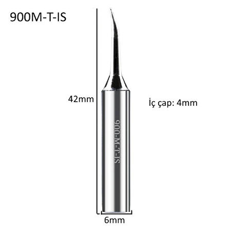 WellHise 900M-T-IS Isı Ayarlı Havyalar İçin Yedek Havya Ucu