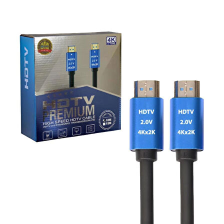 C-594 Yüksek Hız HDMİ HDTV 4K 2.0 Görüntü Aktarma Kablosu 10 Metre