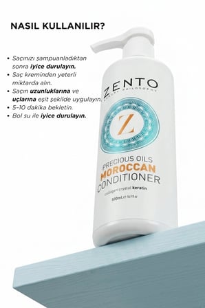 Zento Precıous Moroccan Onarıcı Nem Veren Saç Bakım Kremi 500 ml 