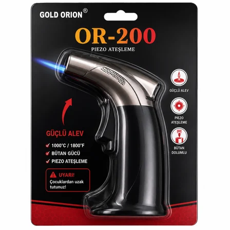 Gold Orion OR-200 Piezo Ateşlemeli Profesyonel Pürmüz