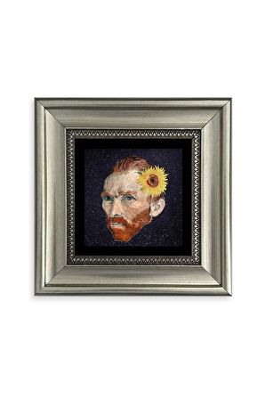 Van Gogh Çerçeveli Taş Tablo