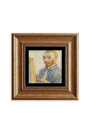 Van Gogh Çerçeveli Taş Tablo