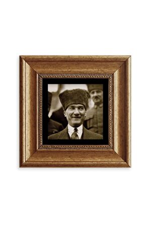 Atatürk Çerçeveli Taş Tablo