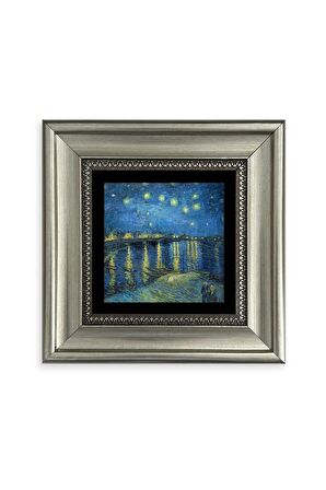 Van Gogh Çerçeveli Taş Tablo