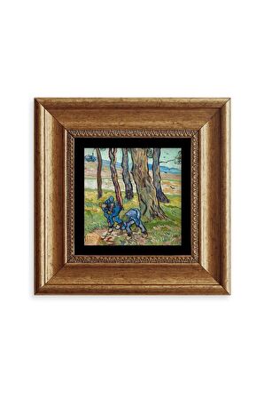 Van Gogh Çerçeveli Taş Tablo