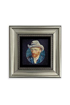 Van Gogh Çerçeveli Taş Tablo