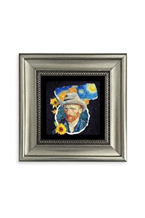 Van Gogh Çerçeveli Taş Tablo