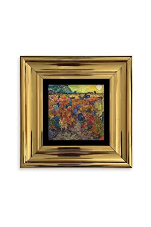 Van Gogh Çerçeveli Taş Tablo