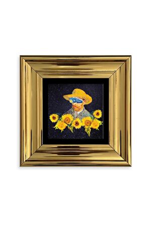 Van Gogh Çerçeveli Taş Tablo