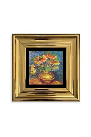 Van Gogh Çerçeveli Taş Tablo