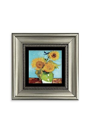 Van Gogh Çerçeveli Taş Tablo