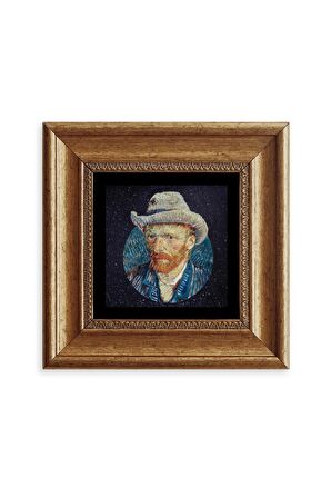 Van Gogh Çerçeveli Taş Tablo