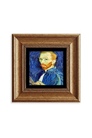 Van Gogh Çerçeveli Taş Tablo