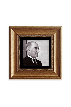 Atatürk Çerçeveli Taş Tablo