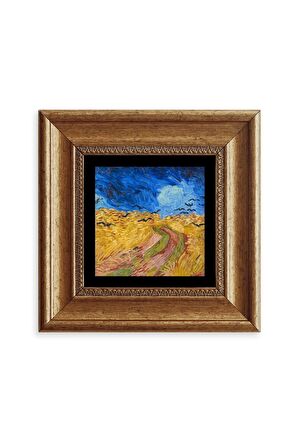 Van Gogh Çerçeveli Taş Tablo