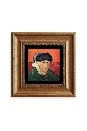 Van Gogh Çerçeveli Taş Tablo