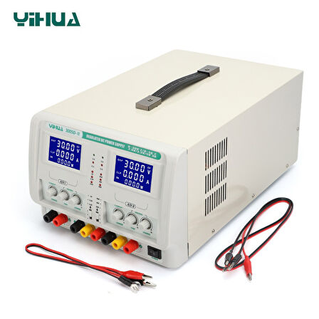WellHise Yıhua 3005D-II 0-30V 0-5A Programlanabilir Çift Çıkışlı Dijital Regüleli Güç Kaynağı
