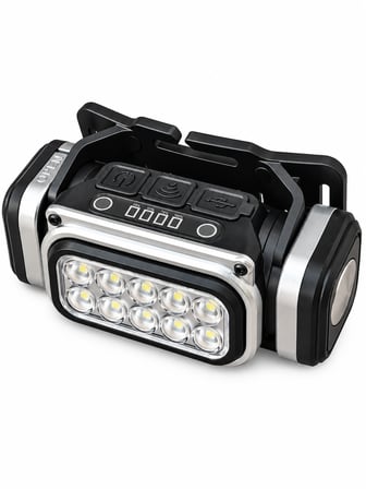 Gold Orion Hareket Sensörlü & Mıknatıslı Type-C Şarjlı LED Kafa Feneri