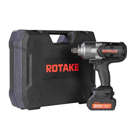 Rotake RC8803 1/2'' 20 Volt Li-Lon Akülü Kömürsüz Darbeli Somun Sıkma 1080 Nm 110 Kgm